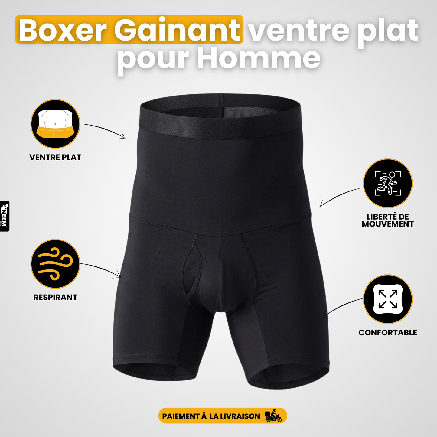BOXERS GAINANTS HOMME - AIDEZ-VOUS À CRÉER UNE SILHOUETTE PARFAITE