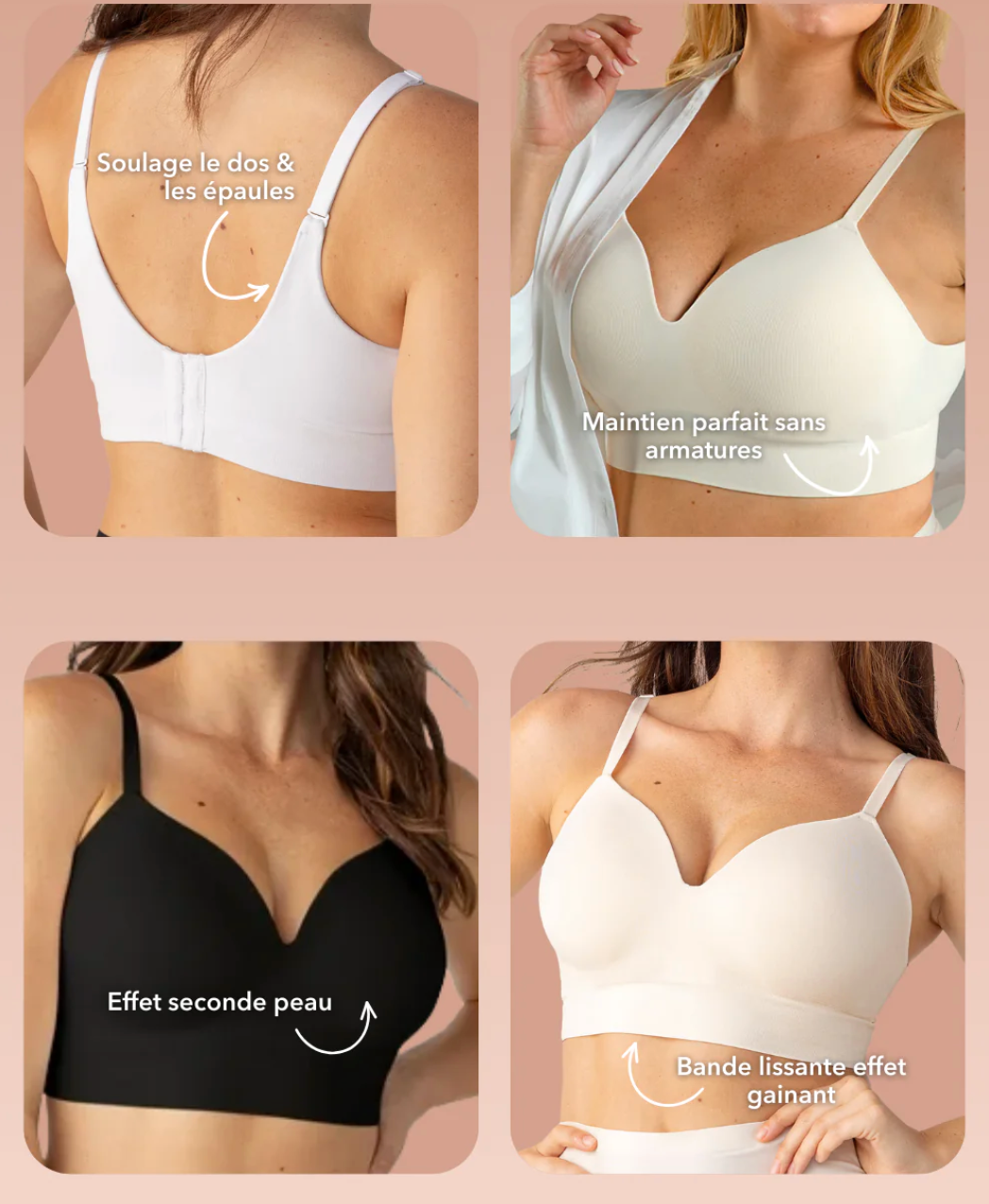 Soutien-gorge Luxe Conforto - Appréciez le Confort Suprême Sans Compromis