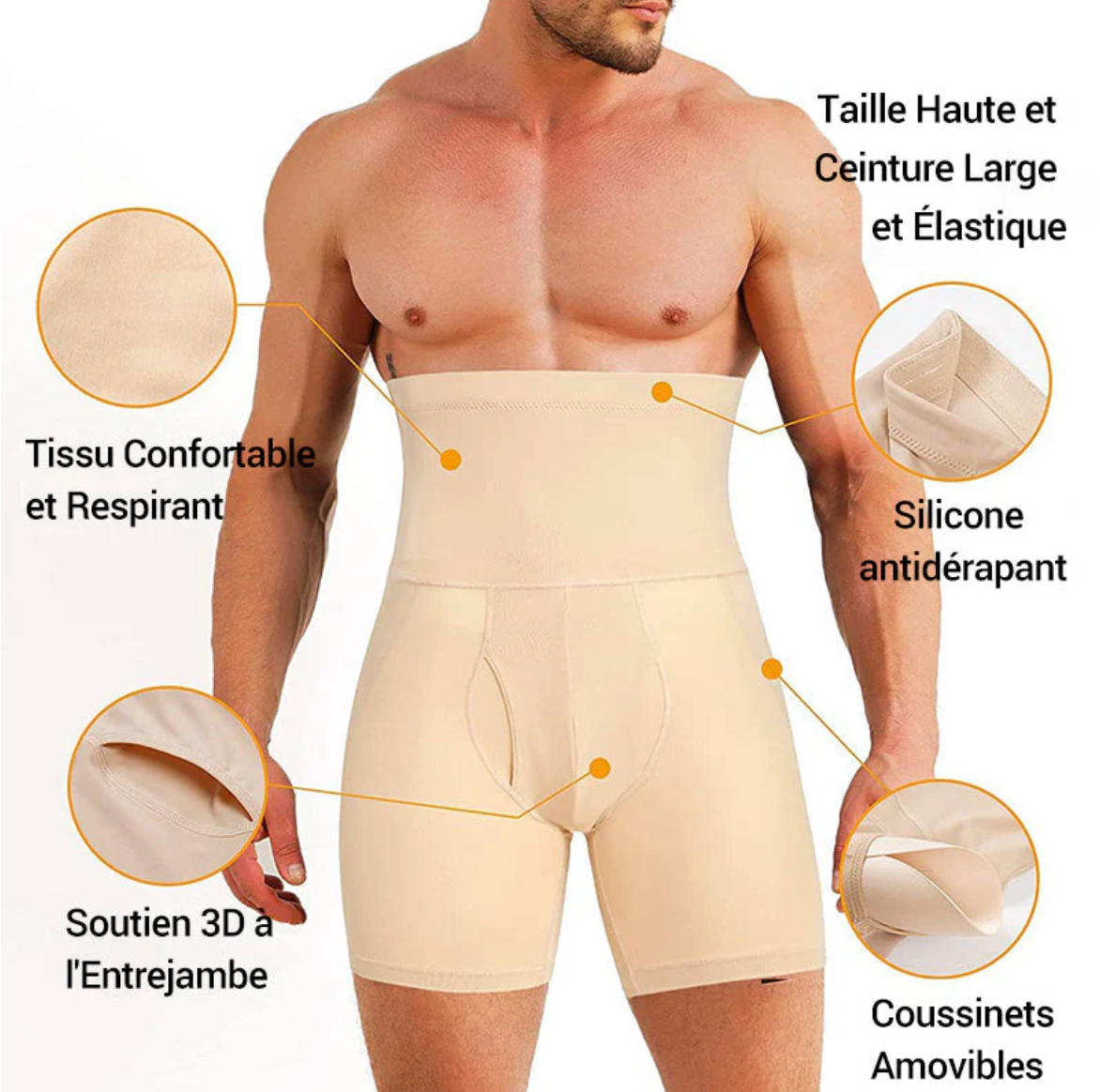 BOXERS GAINANTS HOMME - AIDEZ-VOUS À CRÉER UNE SILHOUETTE PARFAITE