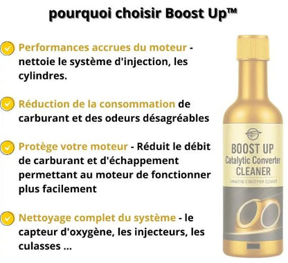 L'économiseur de Carburant Boost Up- Nettoyant pour catalyseur