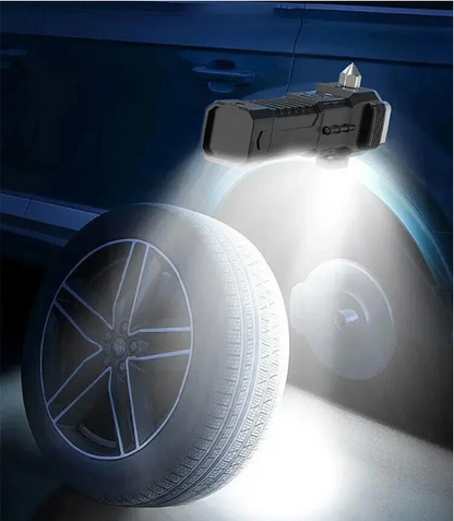 Lampe de Poche LED de Sécurité 8-en-1 Rechargeable