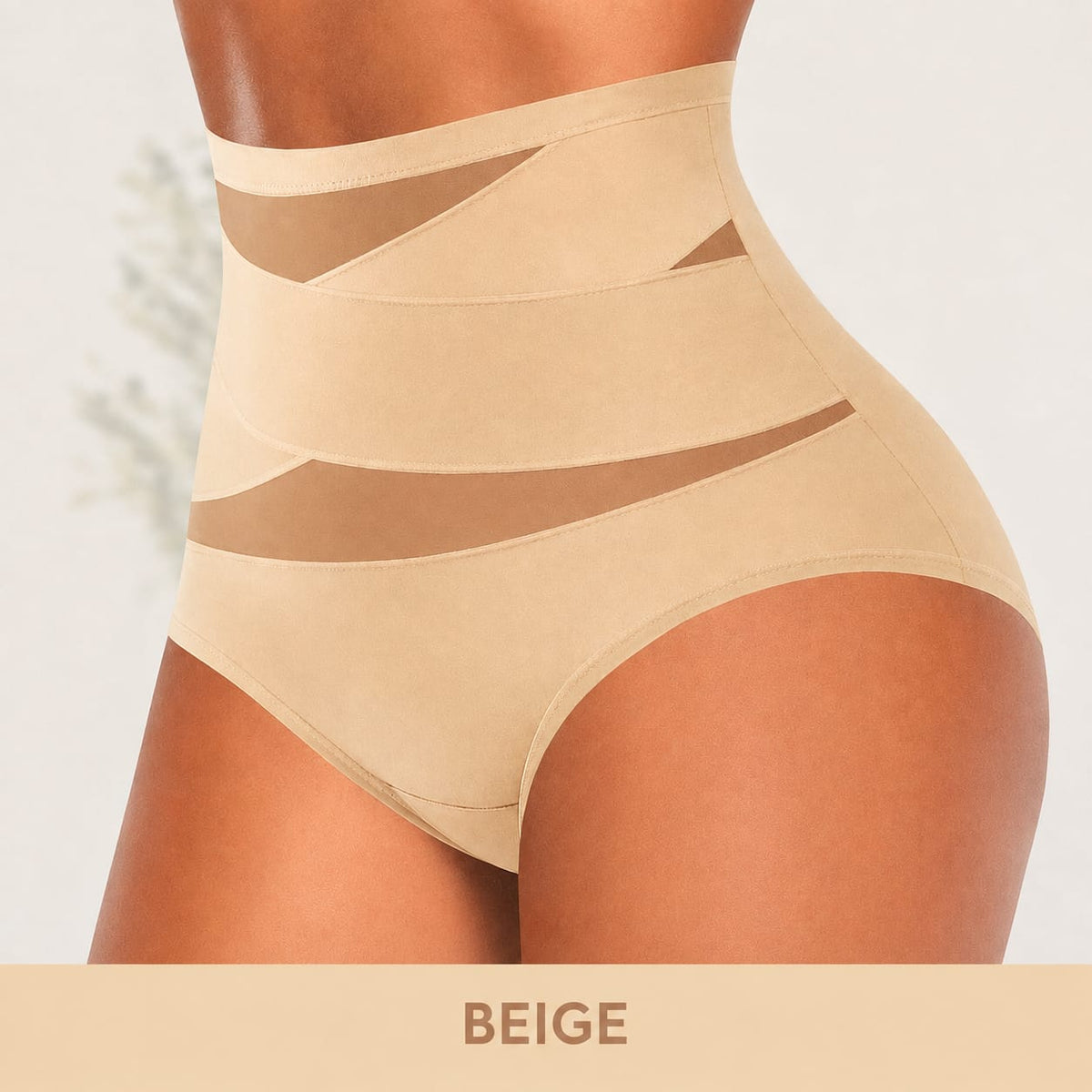 Culotte Gainante Taille Haute - Lingerie Sculptante Sans Couture (Effet Ventre Plat)