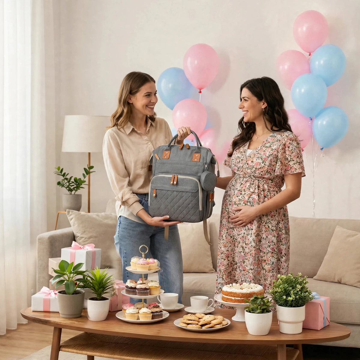 Sac à Langer Multifonction — Sac à Dos, Tapis à Langer Inclus