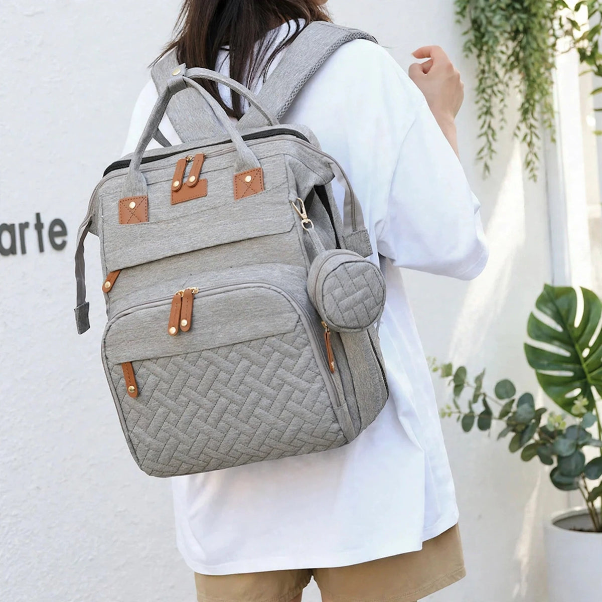 Sac à Langer Multifonction — Sac à Dos, Tapis à Langer Inclus