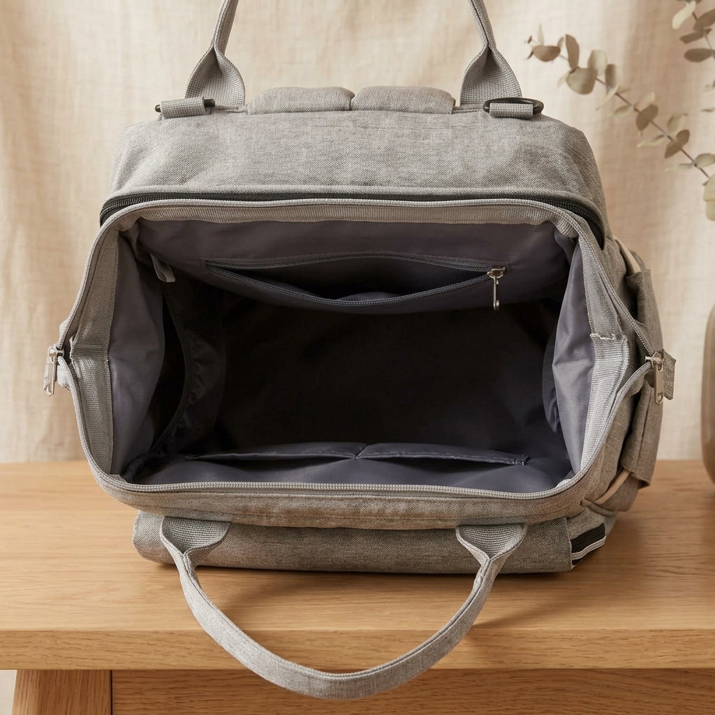 Sac à Langer Multifonction — Sac à Dos, Tapis à Langer Inclus